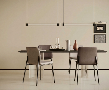 Modern Dining Table And Chairs-ID:675517086