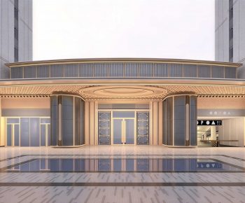 Modern Facade Element-ID:526267052