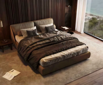 Modern Double Bed-ID:661025052