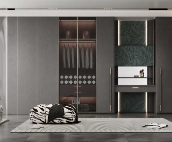 Modern Clothes Storage Area-ID:365858087