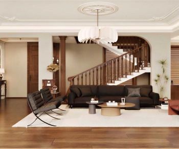 Modern A Living Room-ID:462366108