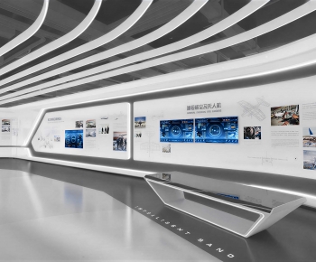 Modern Exhibition Hall-ID:849294909