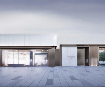 Modern Facade Element-ID:934312114