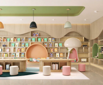 Modern Children's Reading Room-ID:259314065