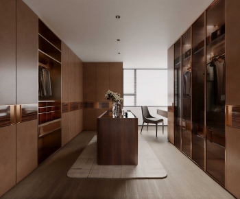 Modern Clothes Storage Area-ID:776960839