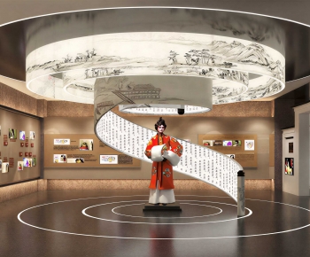 New Chinese Style Exhibition Hall-ID:241112956