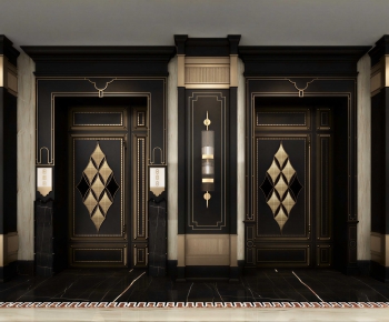 European Style Single Door-ID:459541082