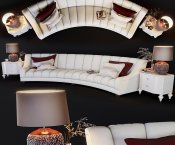 Modern Curved Sofa-ID:502291923