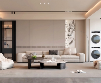 Modern A Living Room-ID:686359421