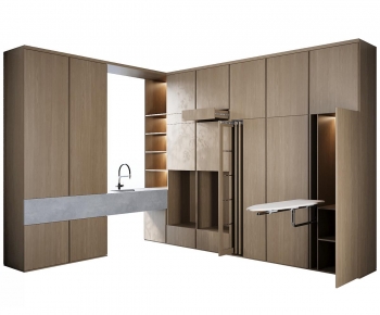 Modern Laundry Cabinet-ID:437370061