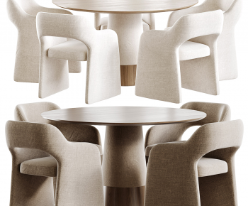 Modern Dining Table And Chairs-ID:690219495