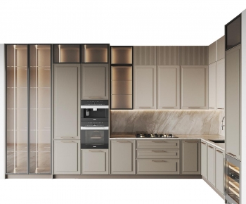 Simple European Style Kitchen Cabinet-ID:841250903