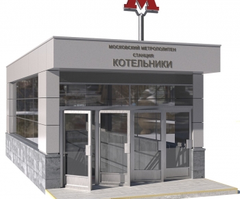 Modern Building Component-ID:348968983