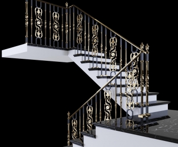 Modern Rotating Staircase-ID:528059064