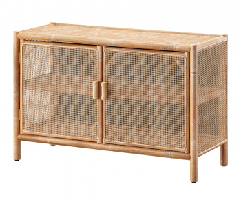 Wabi-sabi Style Decorative Cabinet-ID:619224073