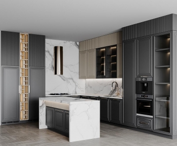 Modern Kitchen Cabinet-ID:435118915