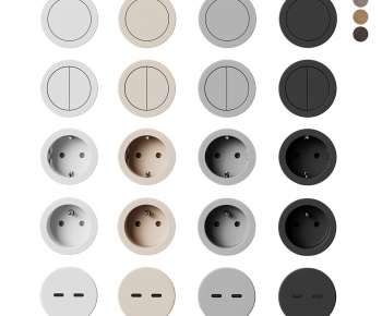 Modern Switch Socket Panel-ID:880248076