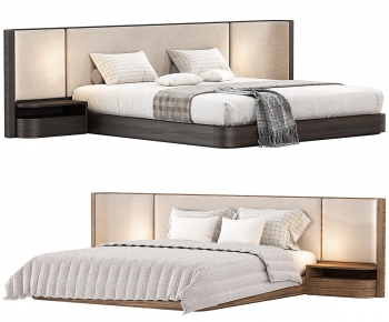 Modern Double Bed-ID:849493989