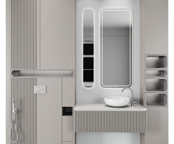 Modern Bathroom Cabinet-ID:616564996