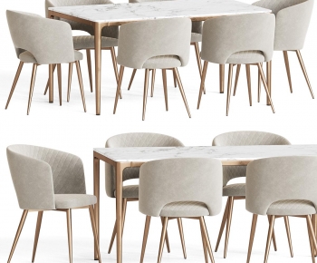 Modern Dining Table And Chairs-ID:538497921