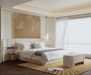 现代轻奢卧室-3107295