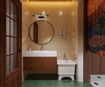 复古卫生间干区-3107258