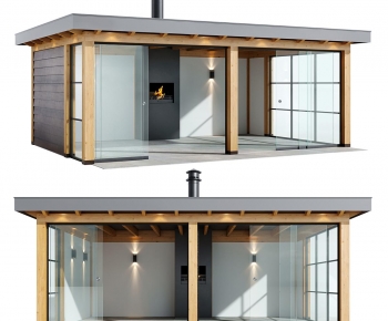 Modern Glass Sun Room-ID:914056069