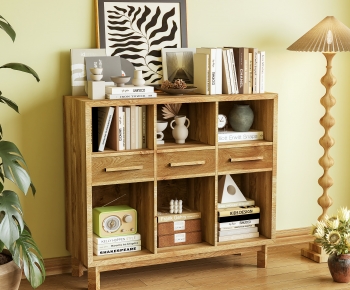 Wabi-sabi Style Bookcase-ID:759509093