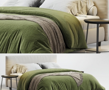 Modern Double Bed-ID:899368051