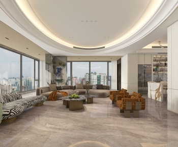 Modern A Living Room-ID:418375021