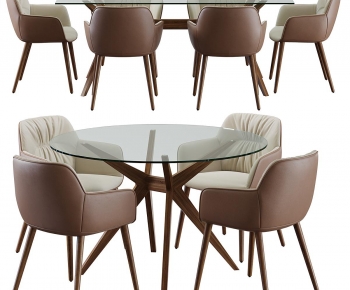 Modern Dining Table And Chairs-ID:674339061