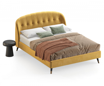 Modern Double Bed-ID:164419897