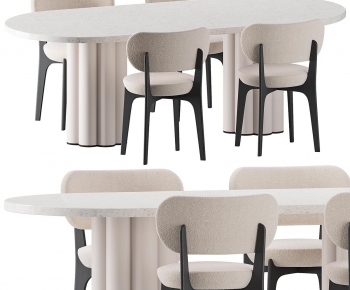 Modern Dining Table And Chairs-ID:346769099