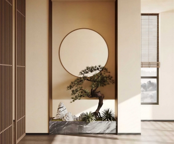 New Chinese Style Hallway-ID:705475099