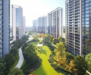 Modern Residential Building-ID:593394999