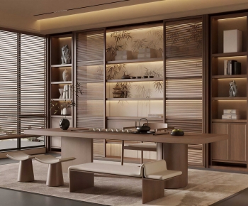 New Chinese Style Tea House-ID:604883912