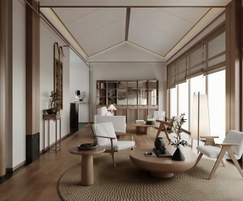 New Chinese Style A Living Room-ID:426110034