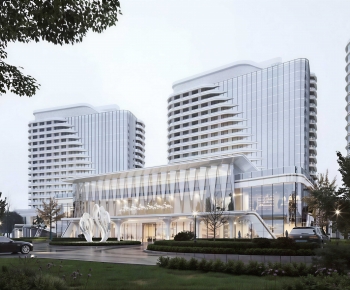 Modern Appearance Of Commercial Building-ID:902616987