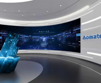 Modern Exhibition Hall-ID:499725107