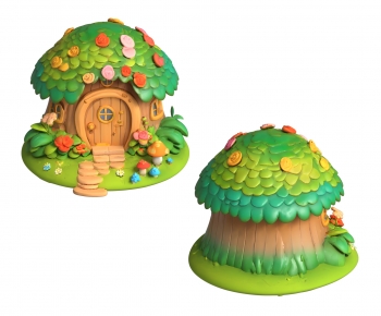 Modern Cartoon House-ID:104908946