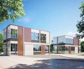 Modern Building Appearance-ID:413016087