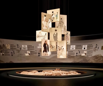 New Chinese Style Exhibition Hall-ID:840976003