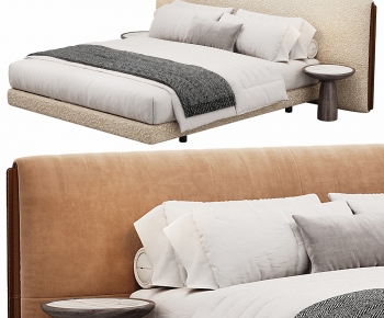 Modern Double Bed-ID:284126048