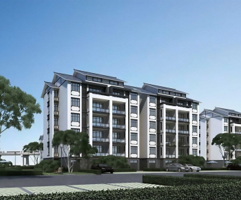 New Chinese Style Residential Building-ID:539280892