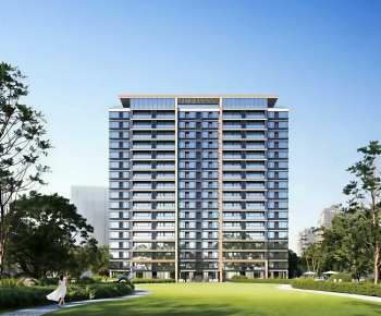 Modern Residential Building-ID:204865932