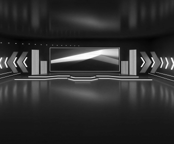 Modern Exhibition Hall-ID:406917107