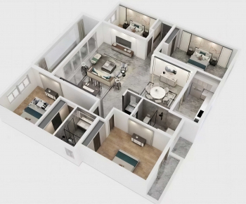 New Chinese Style A Bird's-eye View Of Home Decoration-ID:677380086