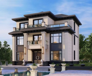 New Chinese Style Detached Villa-ID:362890016