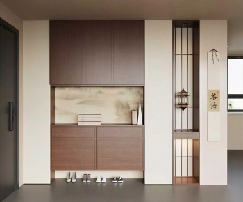 New Chinese Style Shoe Cabinet-ID:547692068