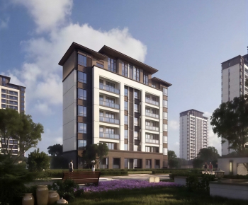 Modern Building Appearance-ID:180064929